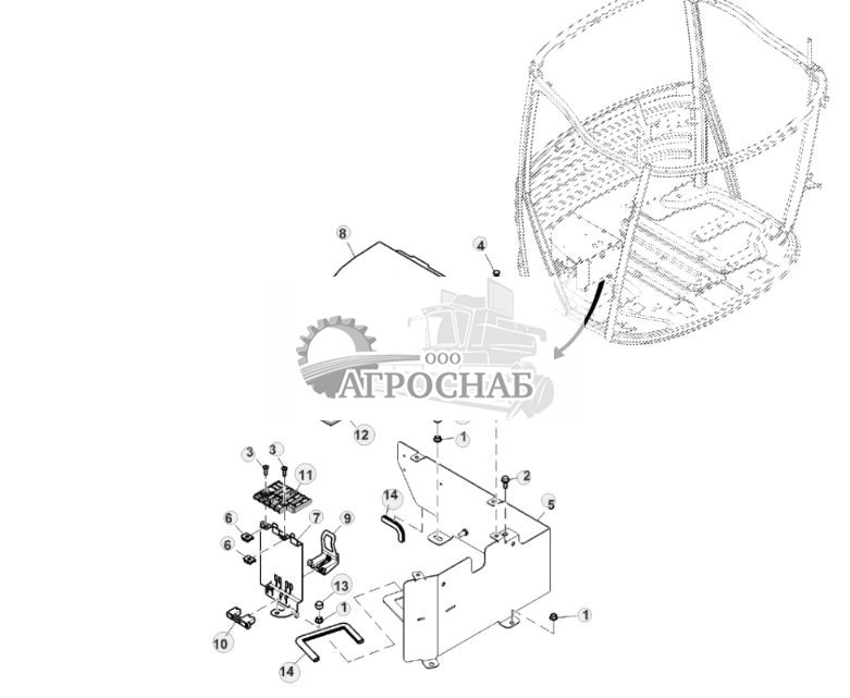 Крепежные детали контроллера, базовый вариант исполнения и электронный модуль питания - ST830985 508.jpg